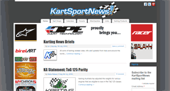 Desktop Screenshot of kartsportnews.com